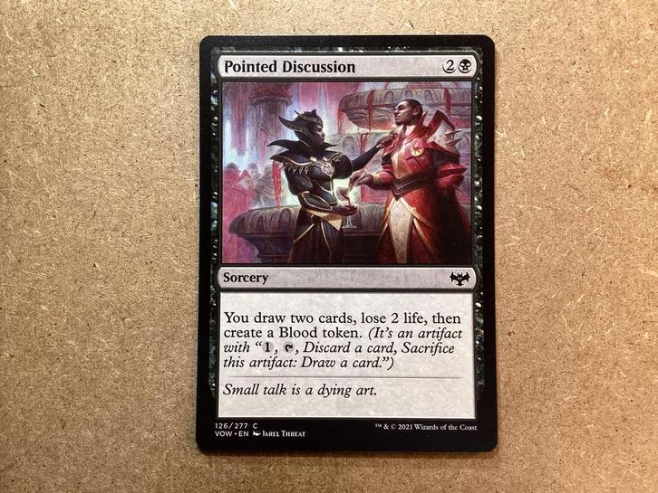 1x Pointed Discussion [126/277] (Near Mint), Hobby en Vrije tijd, Verzamelkaartspellen | Magic the Gathering, Zo goed als nieuw