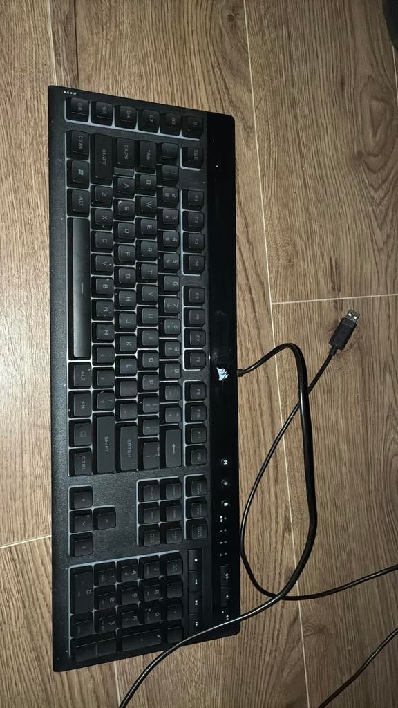 Corsair k55 rgb pro, Computers en Software, Toetsenborden, Ophalen, Gebruikt, Bedraad, Gaming toetsenbord