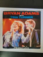 Bryan Adams with Tina Turner- It's only love  vinyl single, Rock en Metal, Gebruikt, Ophalen of Verzenden, 7 inch