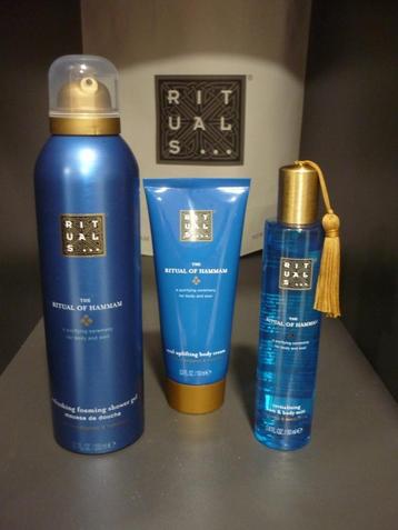 Nieuw Rituals Hammam set body cream, bodymist, douche gel beschikbaar voor biedingen