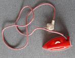 Rood mini strijkijzer Vintage(?!), Ophalen of Verzenden, Strijkijzer met snoer