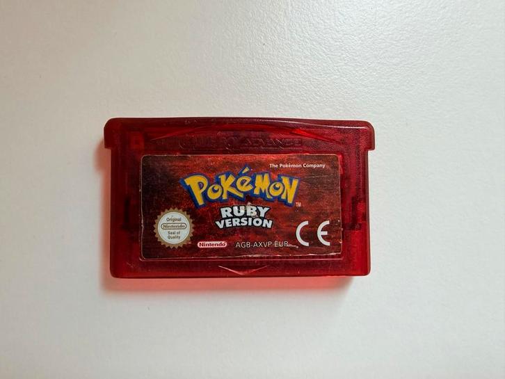 Pokémon Ruby - Game Boy Advance (echt en getest), Spelcomputers en Games, Games | Nintendo Game Boy, Gebruikt, Role Playing Game (Rpg)