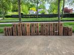 Diverse houten meerpalen zuilen dukdalfen met ijzeren ring, Antiek en Kunst, Verzenden