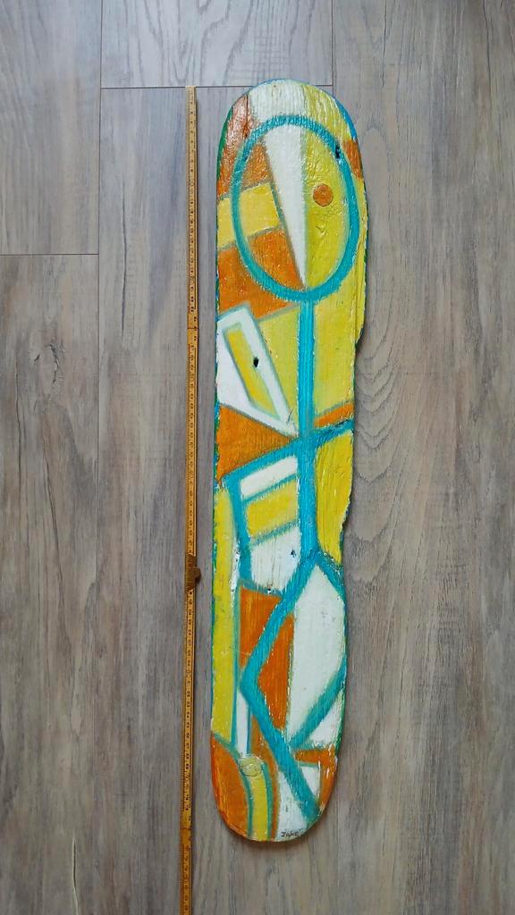 Schiderij # Driftwood Art, Antiek en Kunst, Kunst | Schilderijen | Abstract, Ophalen of Verzenden