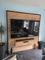 Tv wand stijgerhout, Ophalen, 25 tot 50 cm, Minder dan 100 cm