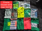 Jongens kleding pakket shirts 134/140 zomer, Kinderen en Baby's, Ophalen of Verzenden, Zo goed als nieuw, Maat 134