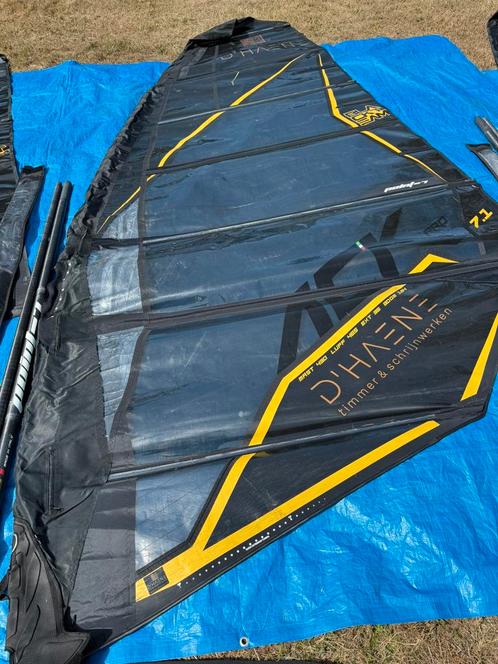 Point7 ACK Pro 7.1 uit 2022 + Point7 mast 430 SDM 80% carbon, Watersport en Boten, Windsurfen, Zo goed als nieuw, Mast, Ophalen