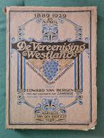 De VEREENIGING WESTLAND veilingen 1929 kassenbouw tuinbouw, Ophalen of Verzenden, 20e eeuw of later, Gelezen