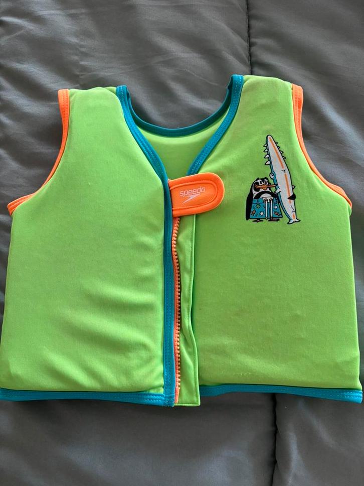 Kinder zwemvest - Speedo Pinguin Print Float Vest 2-4 jr, Watersport en Boten, Watersportkleding, Zo goed als nieuw, Reddingsvest of Zwemvest