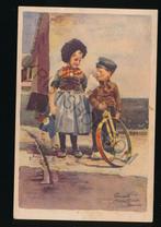 Veluwe - Klederdracht - Aquarel kinderen [003-3668, Verzamelen, Ansichtkaarten | Nederland, Verzenden, 1940 tot 1960, Gelopen