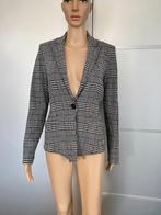 G706 Eksept mt. XS=34 jasje blazer colbert zwart/wit/groen