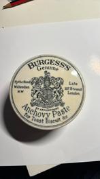 Bodemvondst 1850 Ansjovis pasta met deksel Burgess s Genuine, Ophalen of Verzenden