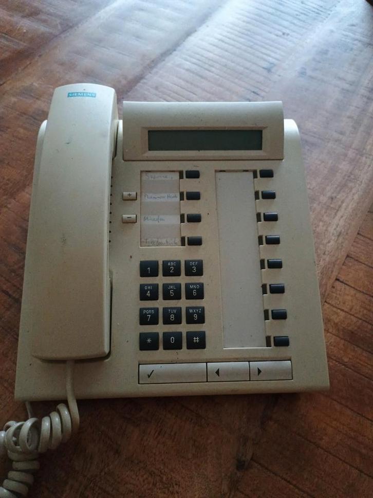 Siemens Bedrijfstelefoon, Telecommunicatie, Vaste telefoons | Handsets en Draadloos, Zo goed als nieuw, 1 handset, Stralingsarm