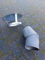 Kachelpijp set: Regenkap, bocht, dubbelwandig, Ophalen, Gebruikt, Kachel, Minder dan 60 cm