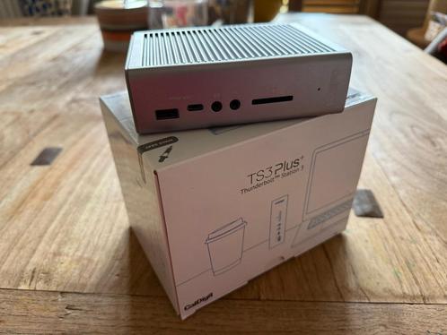 CalDigit TS3 Plus docking station, Computers en Software, Dockingstations, Zo goed als nieuw, Docking station, Harde schijf, Laptop