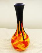 Murano Italië glas flesvaasje gesigneerd Ballarin, Ophalen