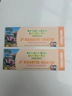 2x 2e kaartje gratis avonturenboerderij Molenwaard, Tickets en Kaartjes, Twee personen, Kortingskaart