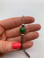 V827 Prachtige zilveren ketting met hanger, Ophalen of Verzenden, X, Met edelsteen, Zilver