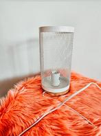 Tafellamp / bureaulamp wit metaal en hout, Ophalen of Verzenden, Zo goed als nieuw, Wit, Minder dan 50 cm