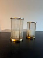 Eichholtz kaars kandelaar goud, Huis en Inrichting, Woonaccessoires | Kandelaars en Kaarsen, Ophalen, Gebruikt, Minder dan 25 cm