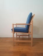 Vintage Borge Mogensen 3233 fauteuil, Ophalen, Gebruikt, 75 tot 100 cm, Stof