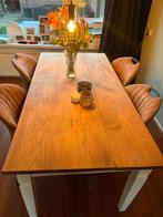 Koloniale Tafel - DIY Afwerking, Huis en Inrichting, Tafels | Eettafels, Gebruikt, 100 tot 150 cm, Vier personen, Rechthoekig