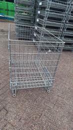 gaasbox gaaspallet  palletbox metaal voorraadbox 120x80x100, Ophalen, Gebruikt, 100 cm of meer, Opvouwbaar