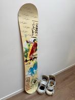 Snowboard Static 156 met Burton Triad bindingen maat L, Ophalen of Verzenden, Zo goed als nieuw, Board