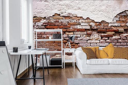 Industrieel behang Oude Muur, Stenen muur, Fotobehang4you, Huis en Inrichting, Stoffering | Behang, minder dan 10 m², Verzenden