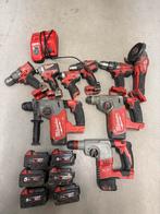 Milwauker 18v set, Boormachine, Ophalen of Verzenden, Variabele snelheid, Gebruikt