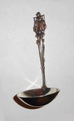 Lepel Zilver Melkmeisje Roomlepel Juslepel Jamlepel, Antiek en Kunst, Verzenden, Zilver