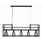 Freelight Hanglamp Culinara Zwart met Rek 120cm, Ophalen, Gebruikt, Metaal, 75 cm of meer