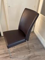 6 bert plantagie eetkamerstoelen/stoelen, Huis en Inrichting, Stoelen, Ophalen, Bruin, Leer, Zo goed als nieuw