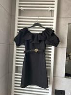 Nikkie zwart jurkje met riem - maat m/38 zgan, Ophalen of Verzenden, Zo goed als nieuw
