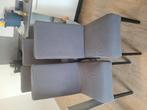 4 eetkamer stoelen, Huis en Inrichting, Ophalen, Gebruikt, Wit, Leer