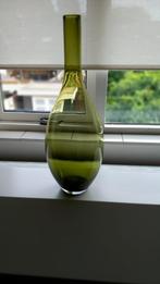 Flesvaas groen, Huis en Inrichting, Woonaccessoires | Vazen, Ophalen, 50 tot 75 cm, Groen, Glas