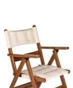 vintage tuin inklapbare Stoel Met Zitkussen LEEGVERKOOP, Ophalen, Nieuw