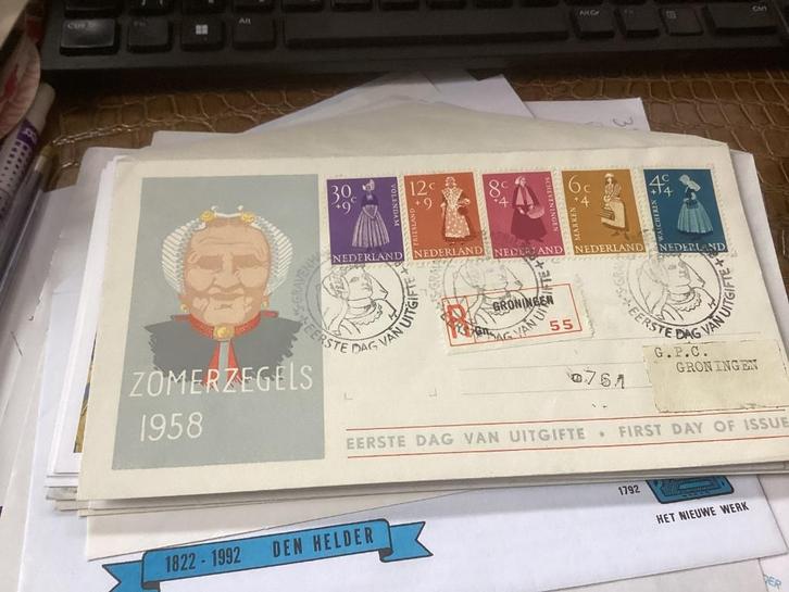 No5428 E34 aangetekend Groningen Heb ook van Nederland, Postzegels en Munten, Postzegels | Eerstedagenveloppen, Onbeschreven, Nederland