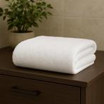 Partij handdoeken witte badhanddoeken 143x70cm, NHP International, Sales@nhp-international.com, Wit, Handdoek