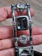 Armband/klokje (moet batterijtje in) 5,00 euro, Ophalen of Verzenden, Gebruikt, Overige kleuren, Glas