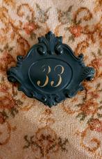 Prachtig! Antiek huisnummer 33, Ophalen of Verzenden