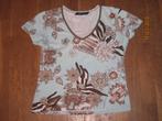 Passport aquablauw shirt met bloemen maat 38, Kleding | Dames, T-shirts, Maat 38/40 (M), Passport, Blauw, Ophalen of Verzenden