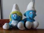 2 Smurfen Knuffels., Verzamelen, Smurfen, Ophalen of Verzenden, Gebruikt, Verschillende Smurfen, Poppetje, Figuurtje of Knuffel