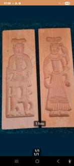 Nieuwe Speculaasplanken mannetje vrouwtje blank hout, Antiek en Kunst, Ophalen of Verzenden