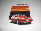 brochure Hyundai Pony XP  1987, Verzenden, Zo goed als nieuw, Overige merken