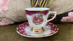 Versailles Lusterware vintage kop en schotel, Keramiek, Ophalen of Verzenden, Zo goed als nieuw, Overige stijlen