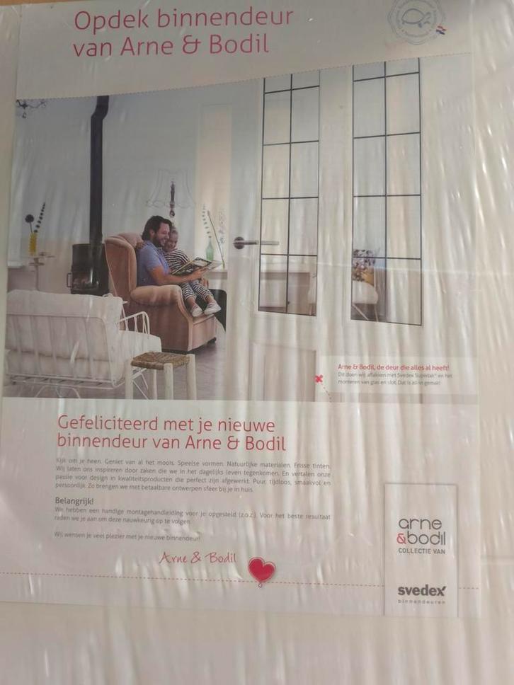 Arne&Bodil binnendeur opdek 201,5 x78, Doe-het-zelf en Verbouw, Deuren en Horren, Nieuw, Binnendeur, 200 tot 215 cm, 80 tot 100 cm