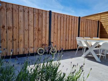 Nieuw: Red class wood schutting incl plaatsing! beschikbaar voor biedingen