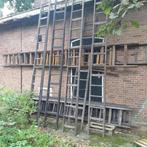 Houten fruitladder , boerenladder, uit Frankrijk, Ophalen