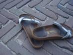 BIRKENSTOCK PIAZZA ZILVER 38, NU GRATIS VERZENDING PER POST, Kleding | Dames, Slippers, Overige kleuren, Verzenden, Zo goed als nieuw